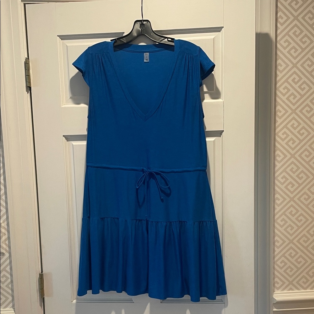 Beyond Yoga Vibrant Blue Mini Dress